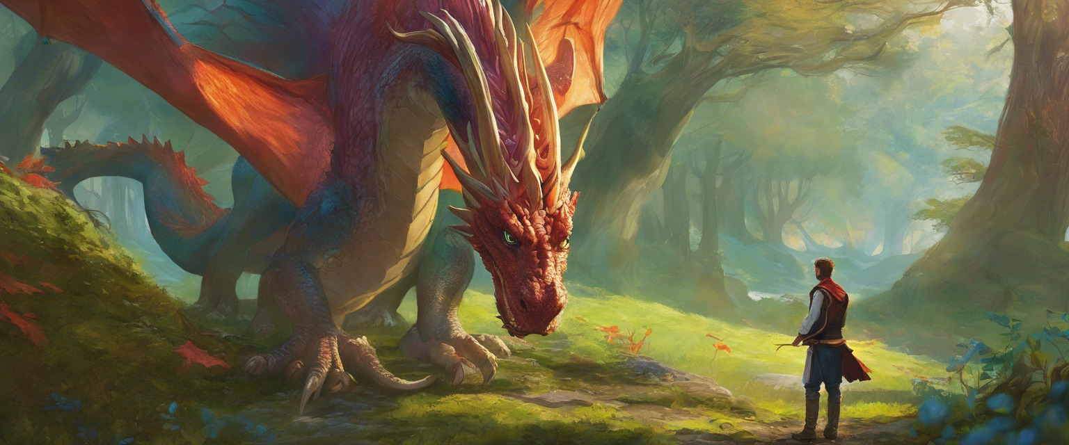 El caballero y el dragón bondadoso