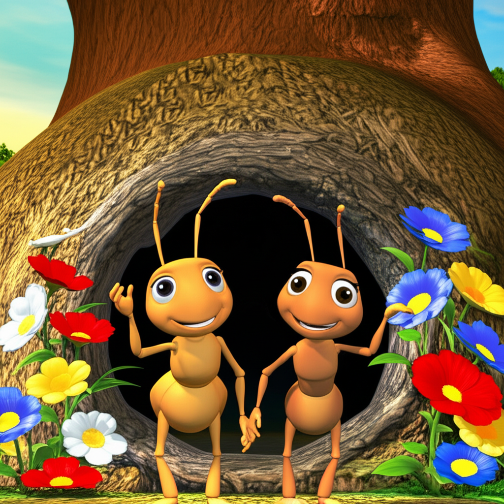 ¡Filomeno y Sofía: Aventuras Hormiguiles en el Jardín!