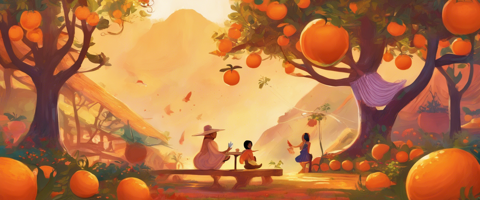 La aventura de Mamá Mesa, el Mimo Mariposa y la Mandarina