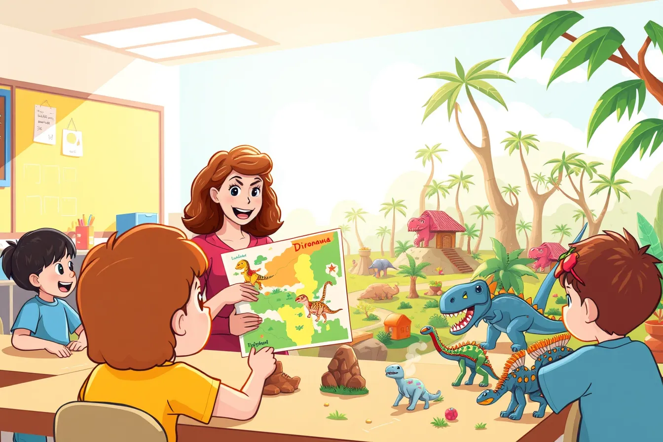 La Aventura de Aprender en la Clase de los Dinosaurios