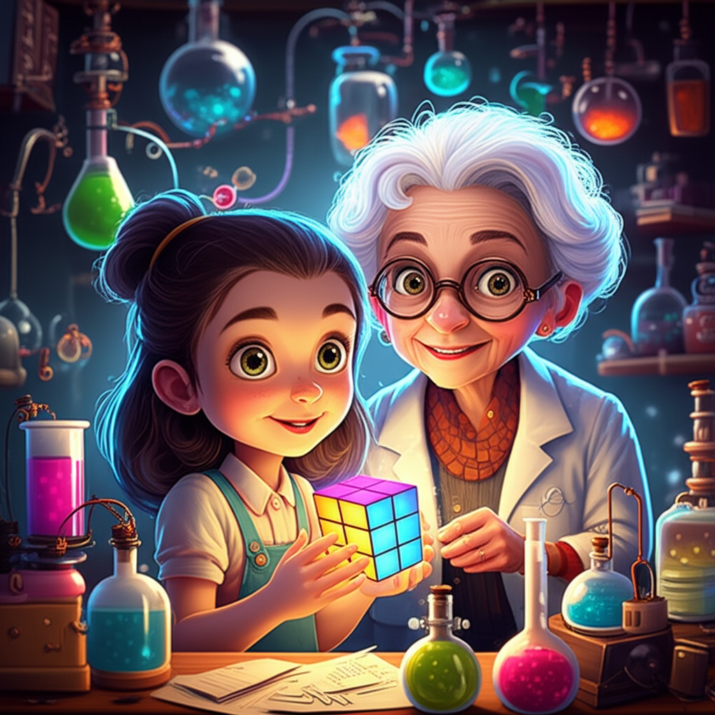 El Misterio del Cubo Cuántico y la Aventura de Sofía