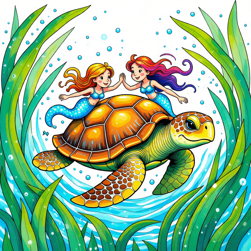 Marina y el Canto del Arrecife Perdido - ilustración 1