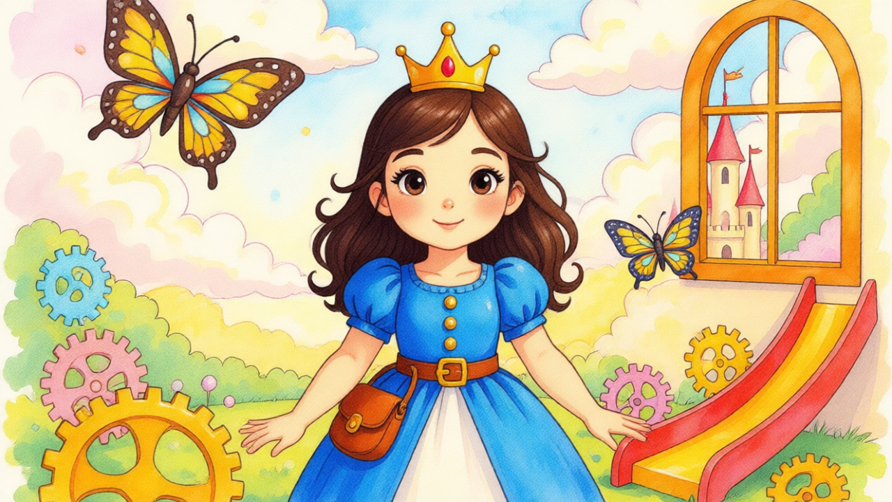 La Princesa Lucía y el Misterio de la Corona de Gelatina Saltarina