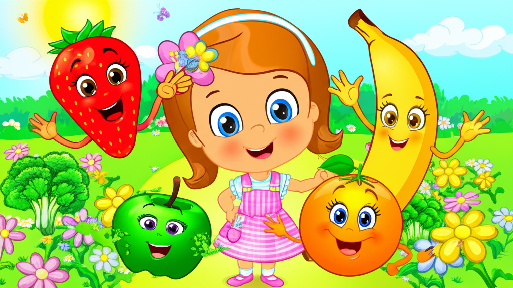 ¡Las Aventuras Nutritivas de Anita y el Escuadrón de las Frutas!