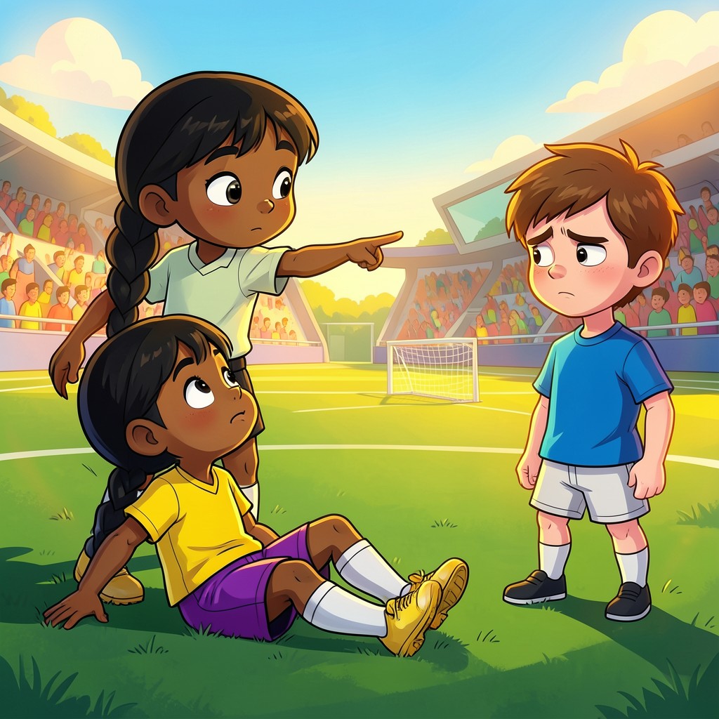 Iana y el Reflejo de las Botas Doradas - ilustración 1