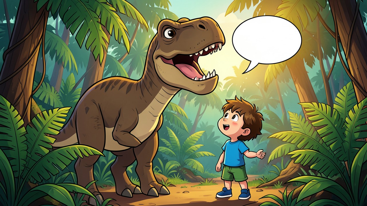 Leo y las Vocales Dinosaurio