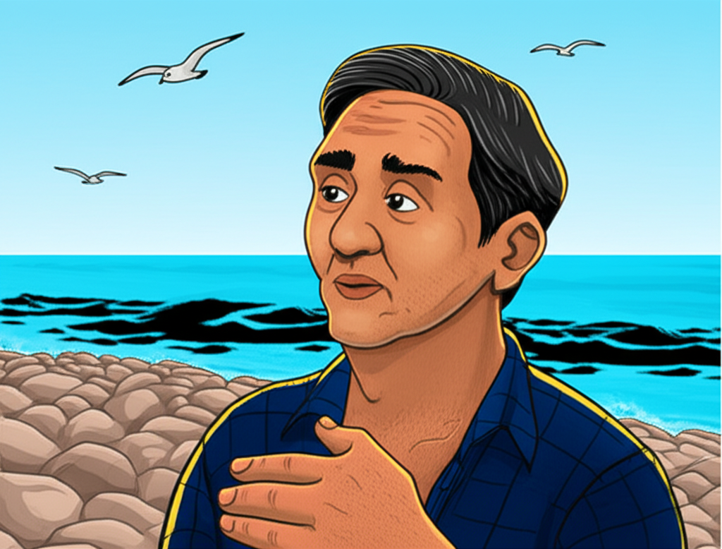 Manuel y el Mar Herido: Una Aventura Andina en la Costa