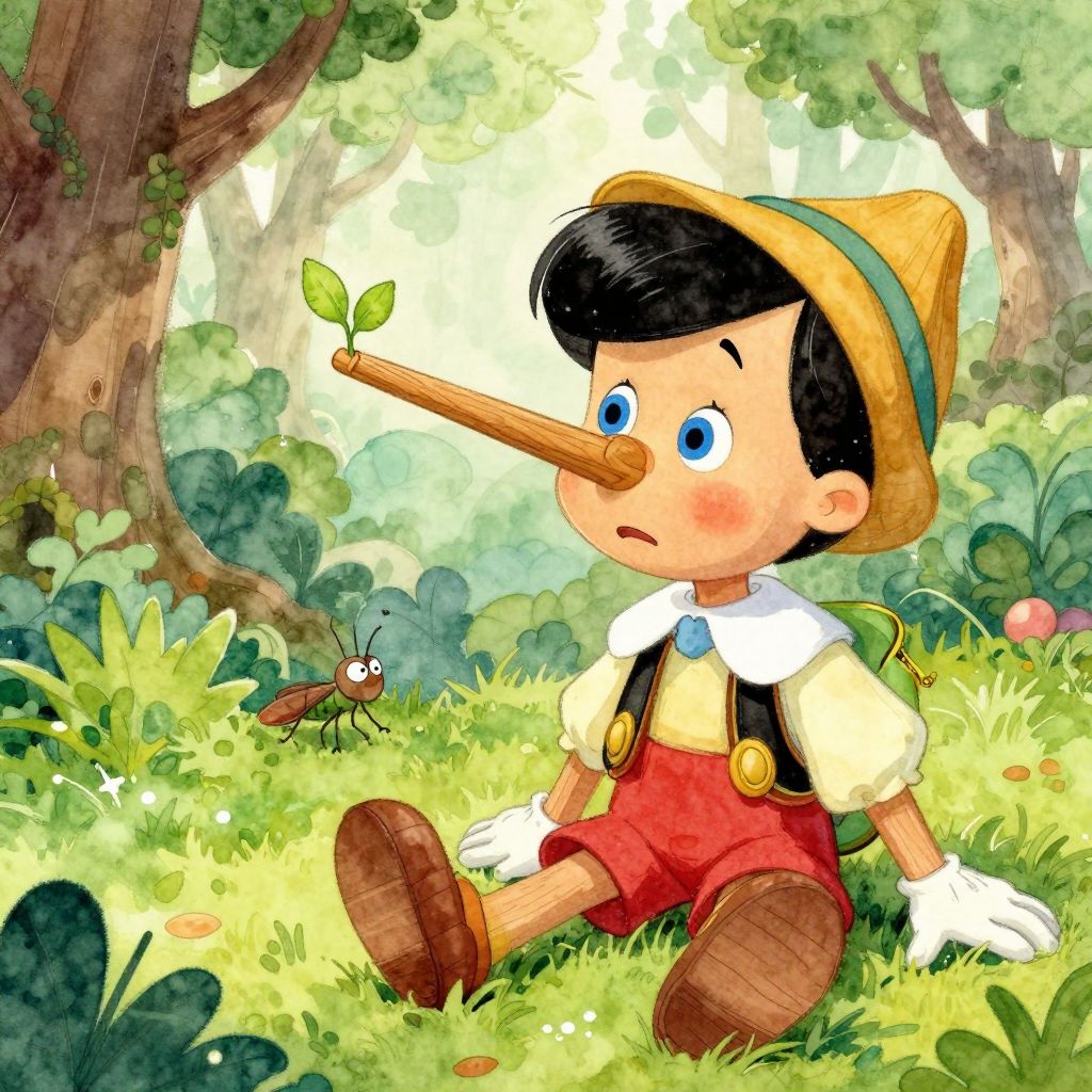Pinóquio e a Verdade - ilustração 1