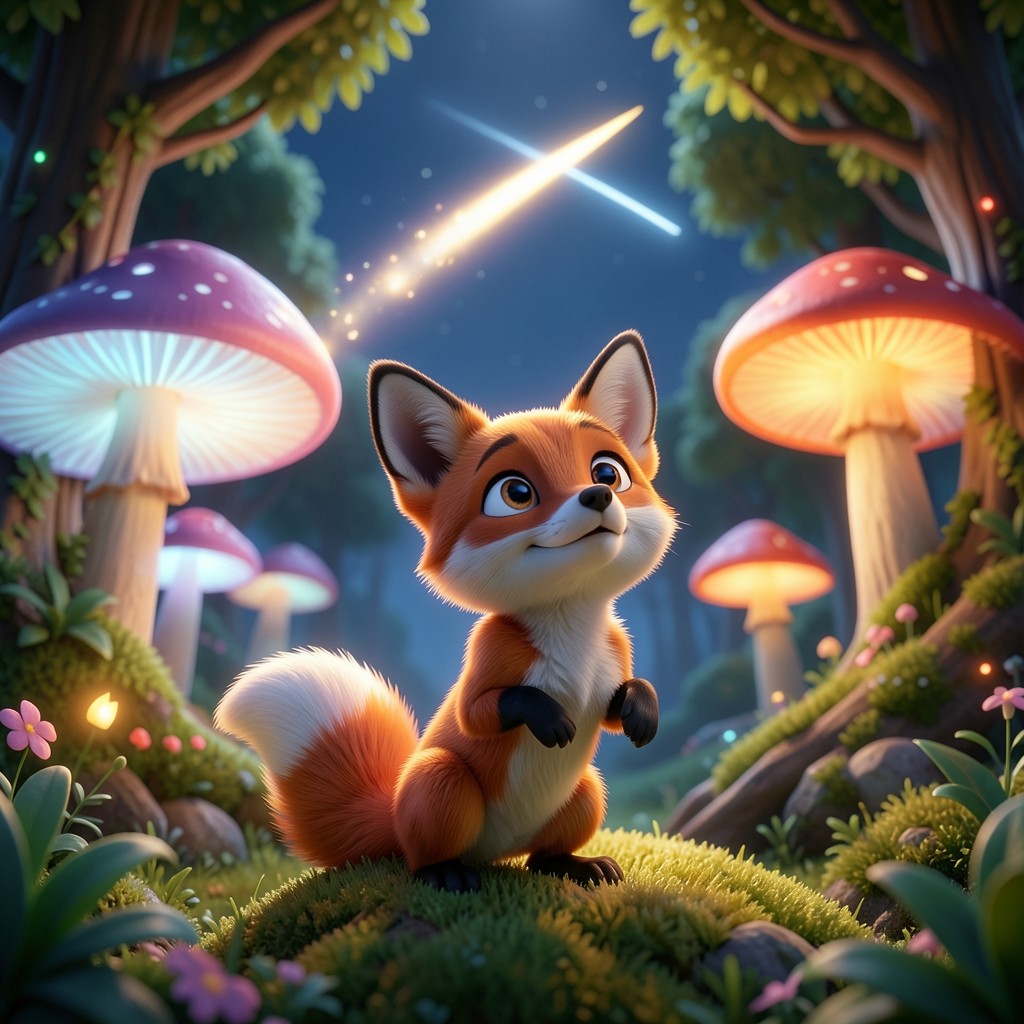 Lisek Rudy i magiczna gwiazdka - illustration 1