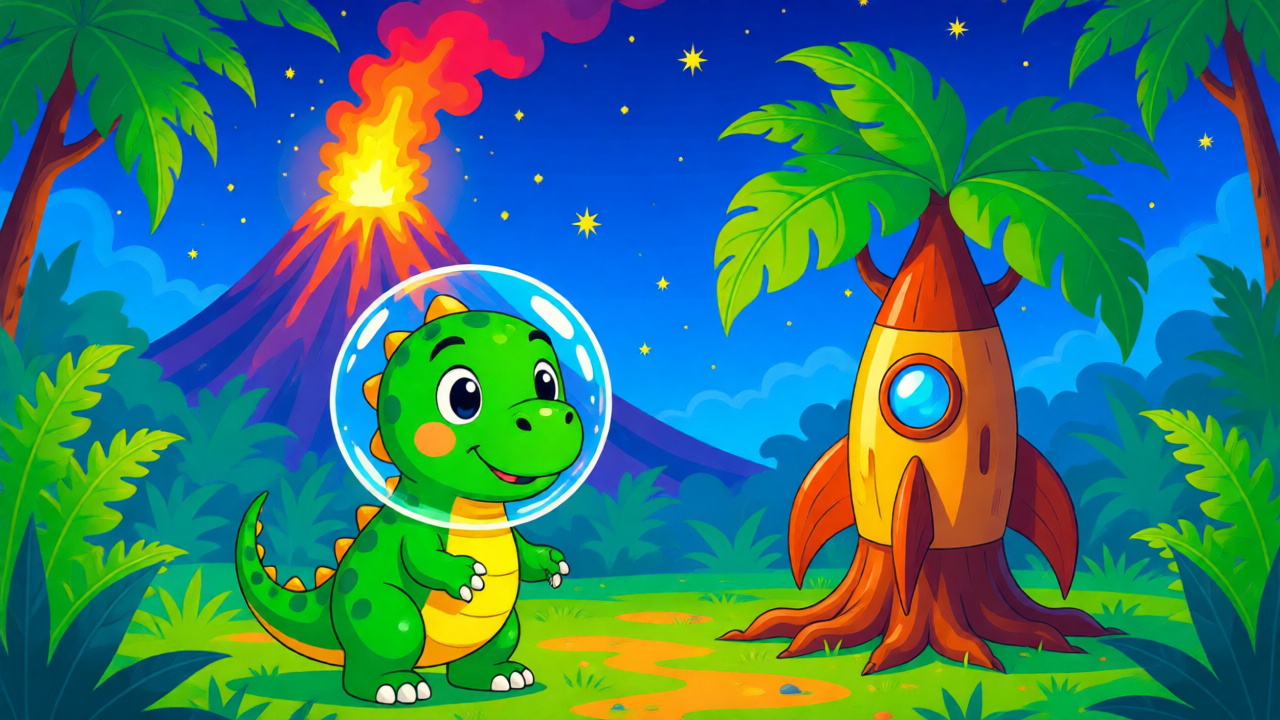 El Gran Salto Espacial de Tito el Tiranosaurio