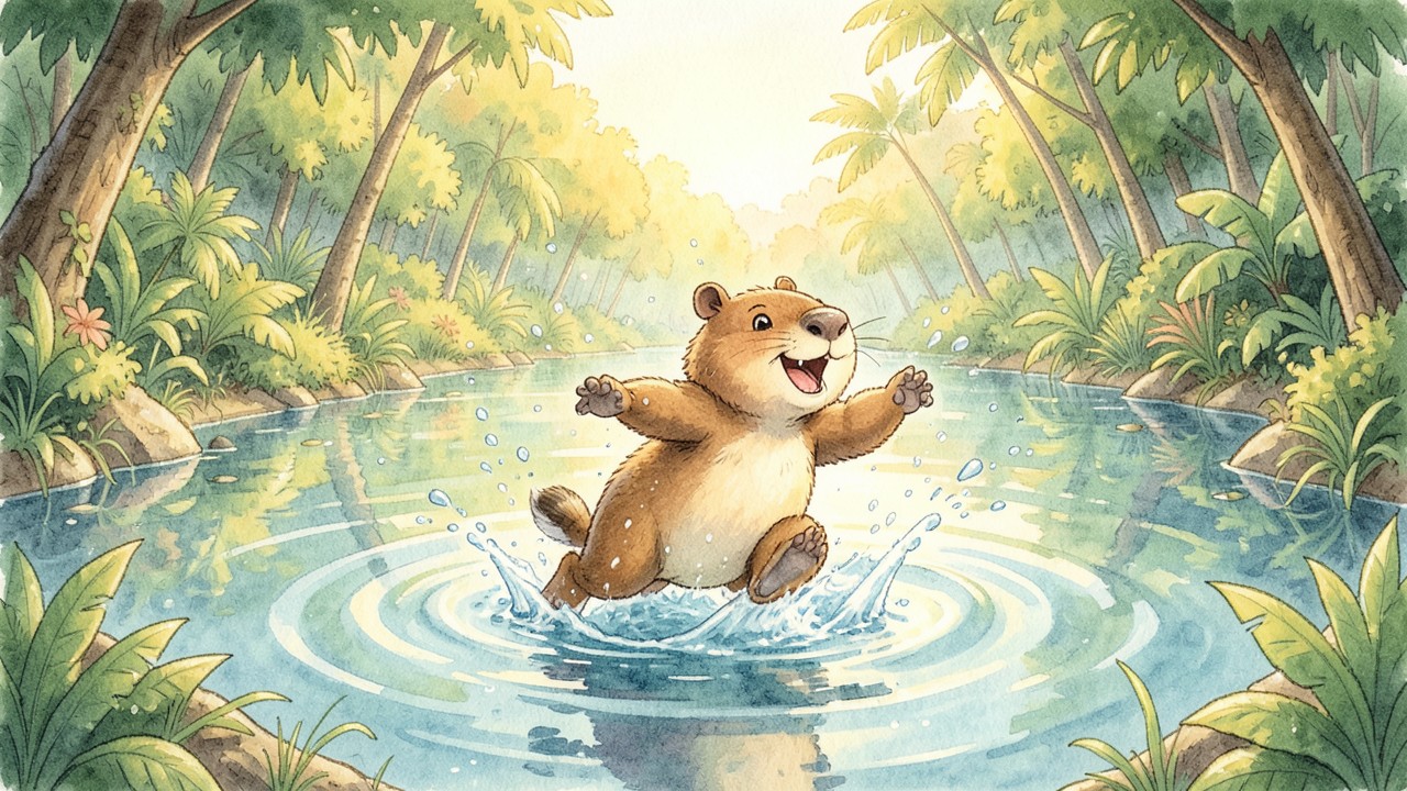 El Capibara y el Gran Chapuzón