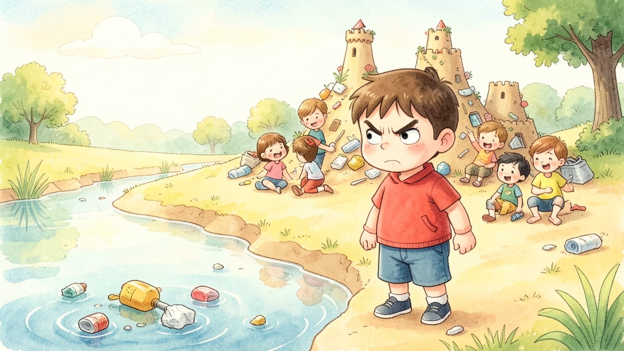 Víctor y el Río Contaminado