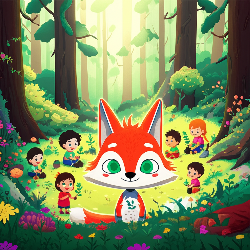 ¡Zorrobot y el Secreto del Bosque Brillante!