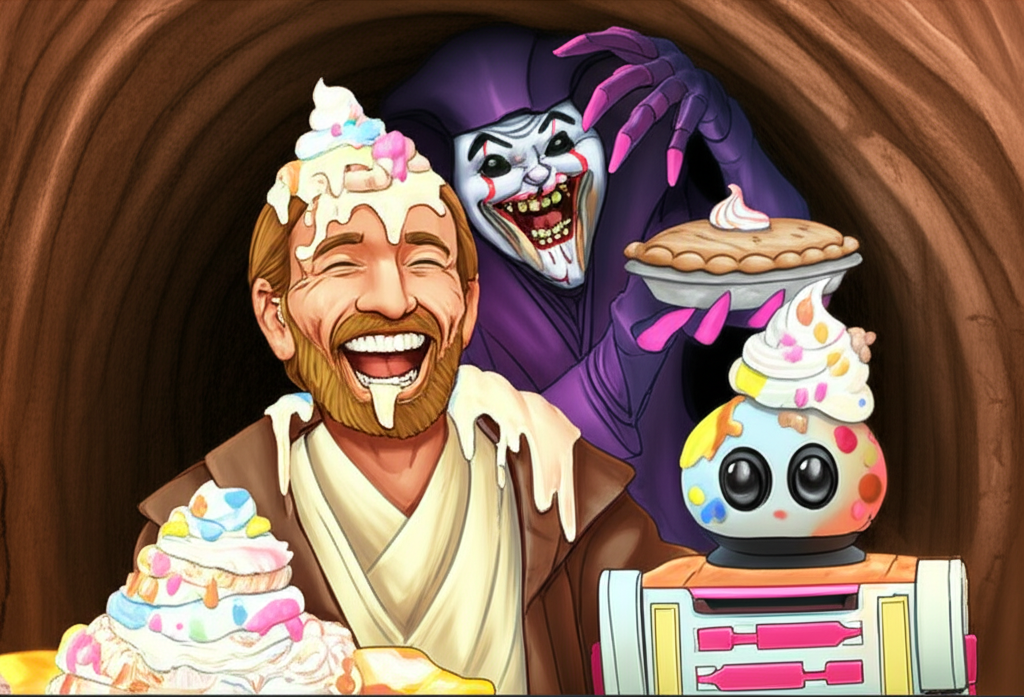 "¡Obi-Wan y la Banda Estelar contra el Guasón Galáctico!"