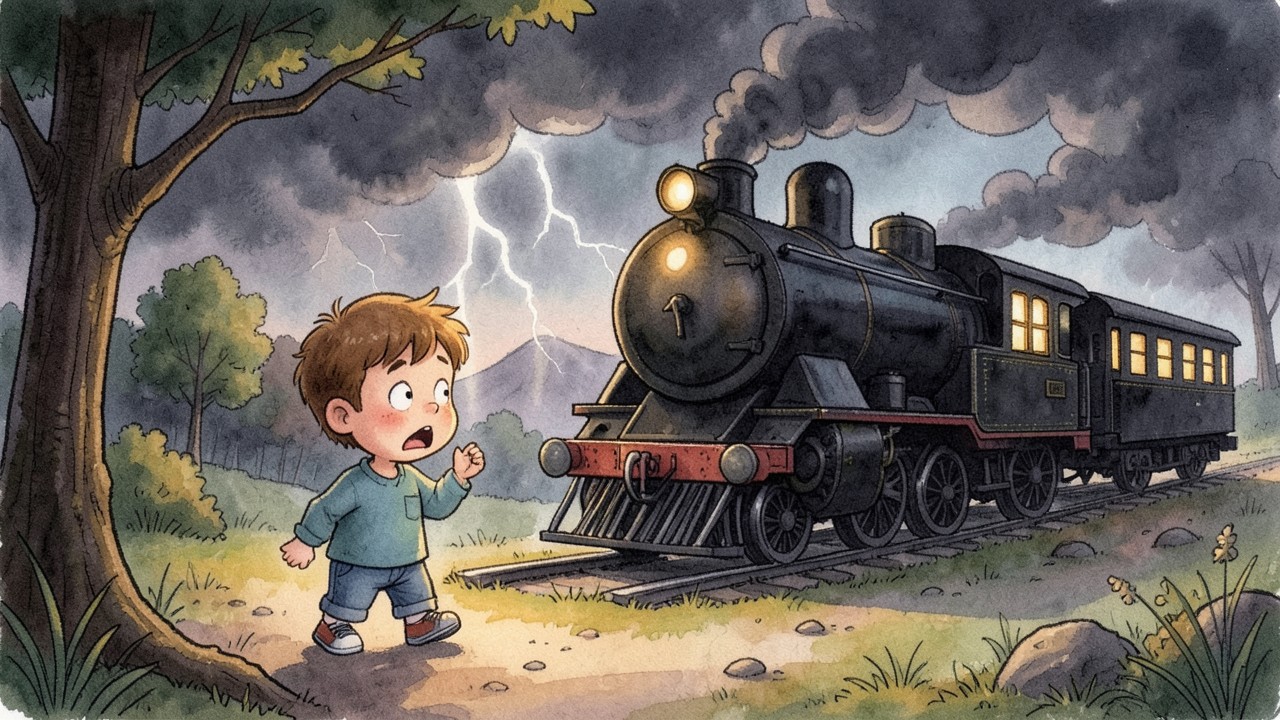 El tren fantasma que ayudaba a los niños