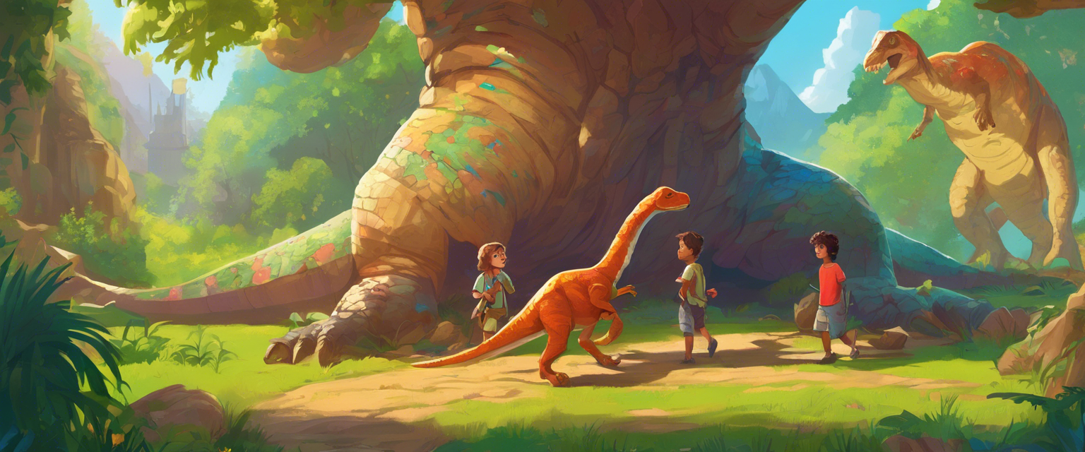 El Gran Descubrimiento de Lucas y los Dinosaurios