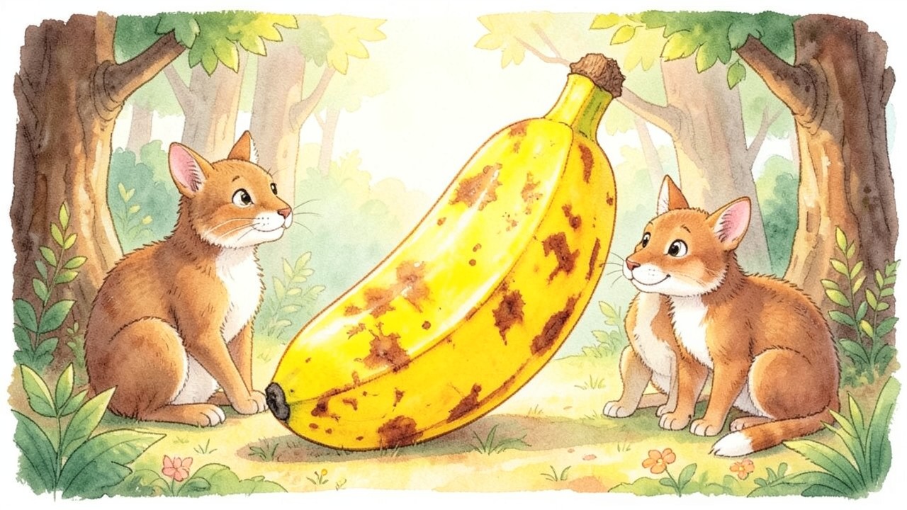 El plátano que ardió
