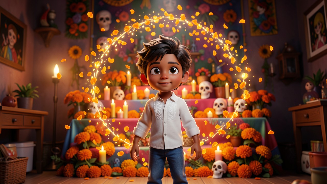 El Puente de los Pétalos de Oro: Un Viaje al Corazón del Mictlán