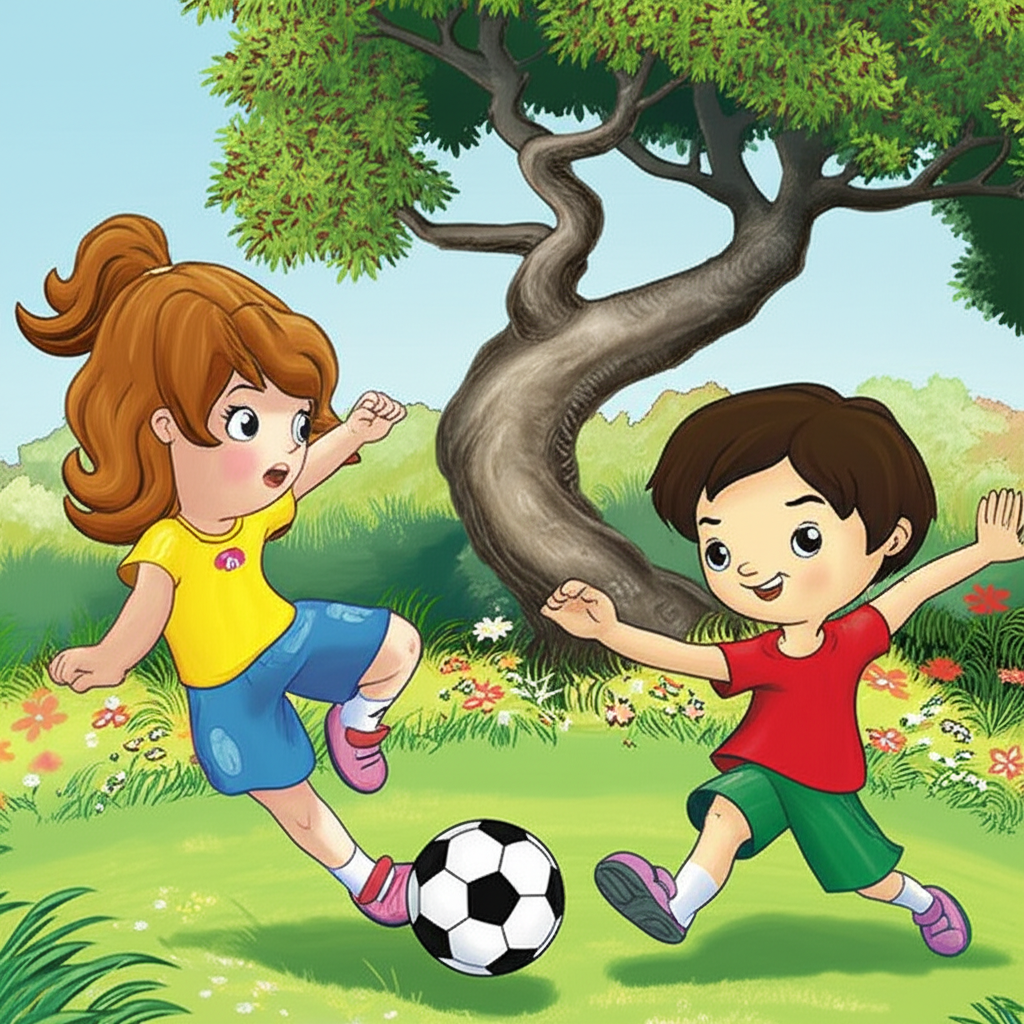 ¡La Pelota Saltarína y el Secreto del Árbol Viejo!