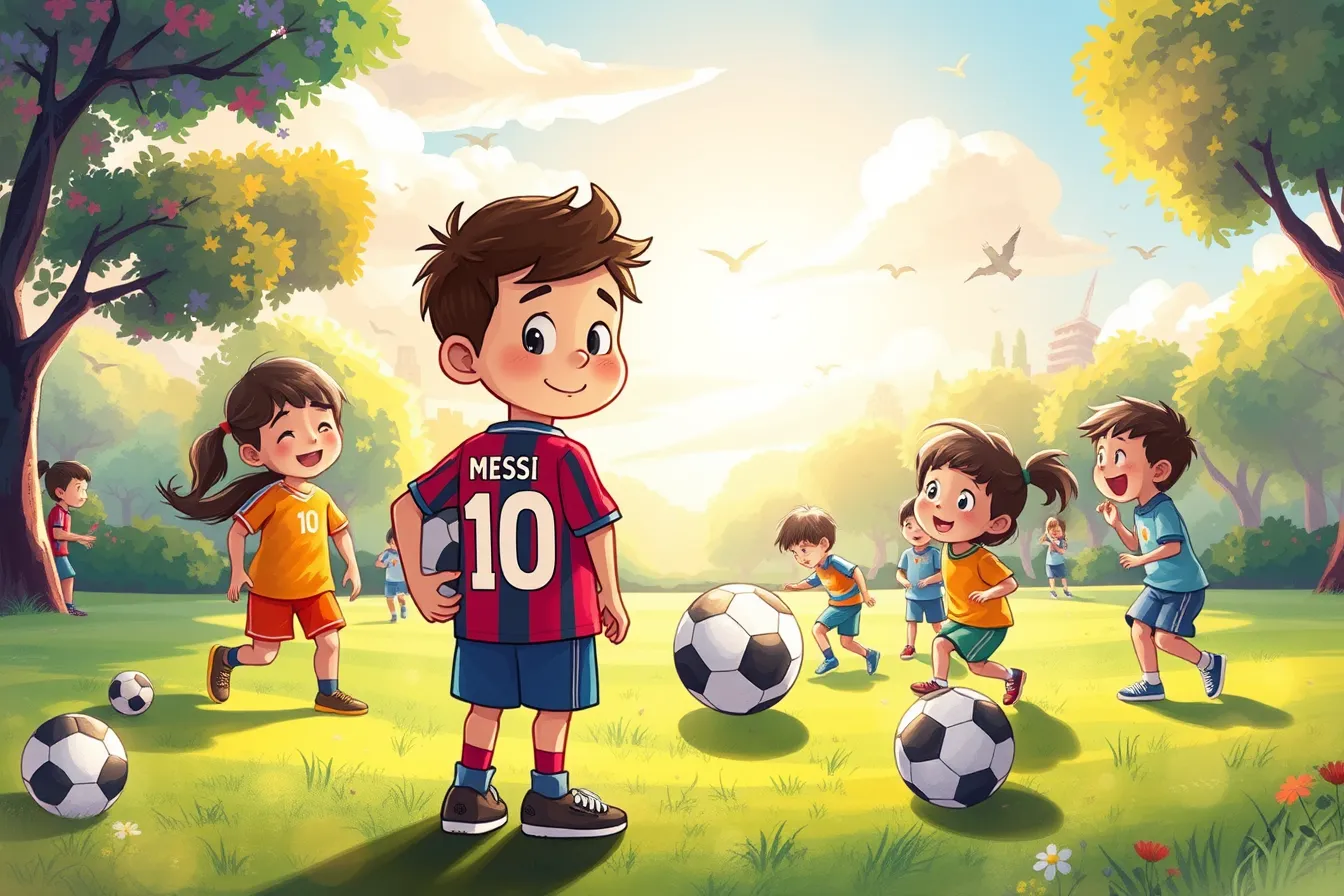 La Gran Aventura de Messi y los Sueños de los Niños