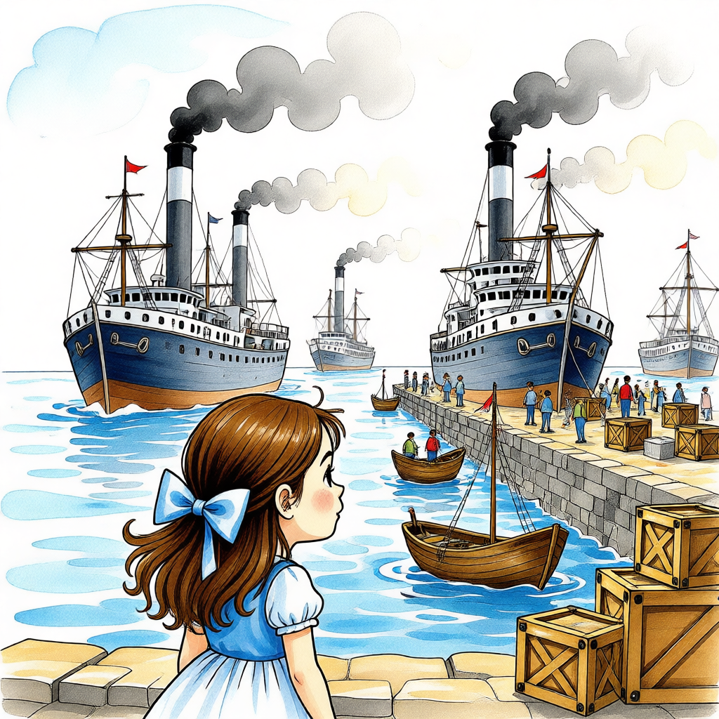 El Trigo de Mateo y el Puerto de Sofía - イラスト 1