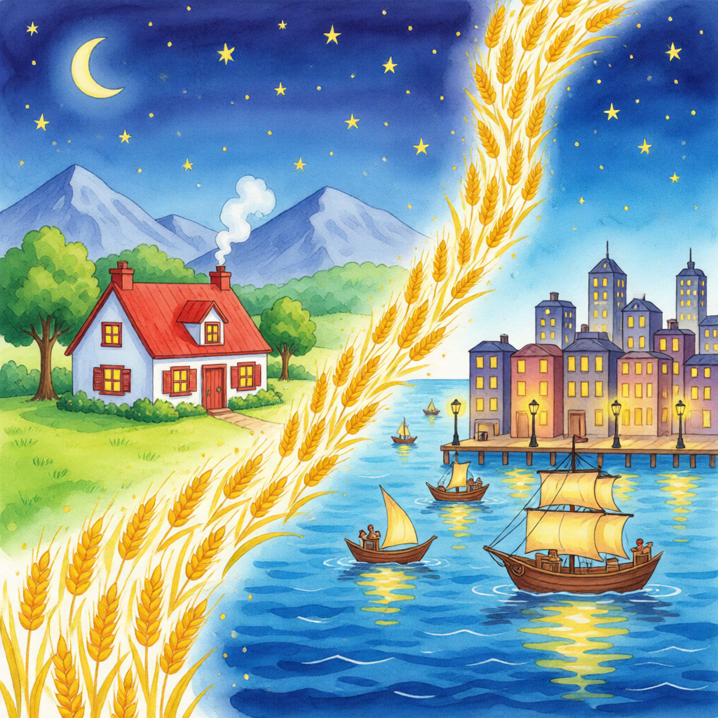 El Trigo de Mateo y el Puerto de Sofía - イラスト 2