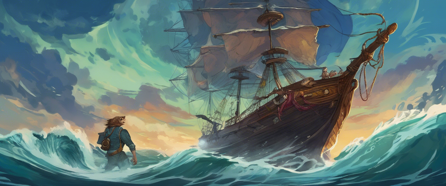 El osito marinero y el monstruo del mar