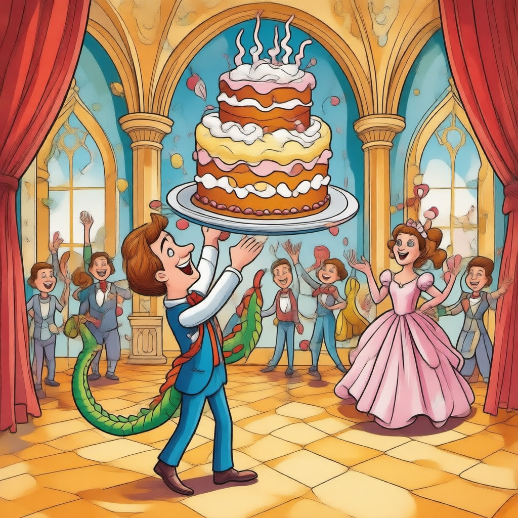La Princesa Lucía y el Niño con Cola de Dragón - ilustración 2