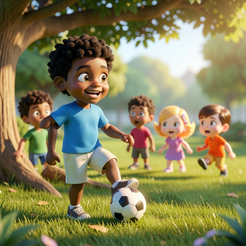 Leo y la Pelota Mágica - ilustración 1