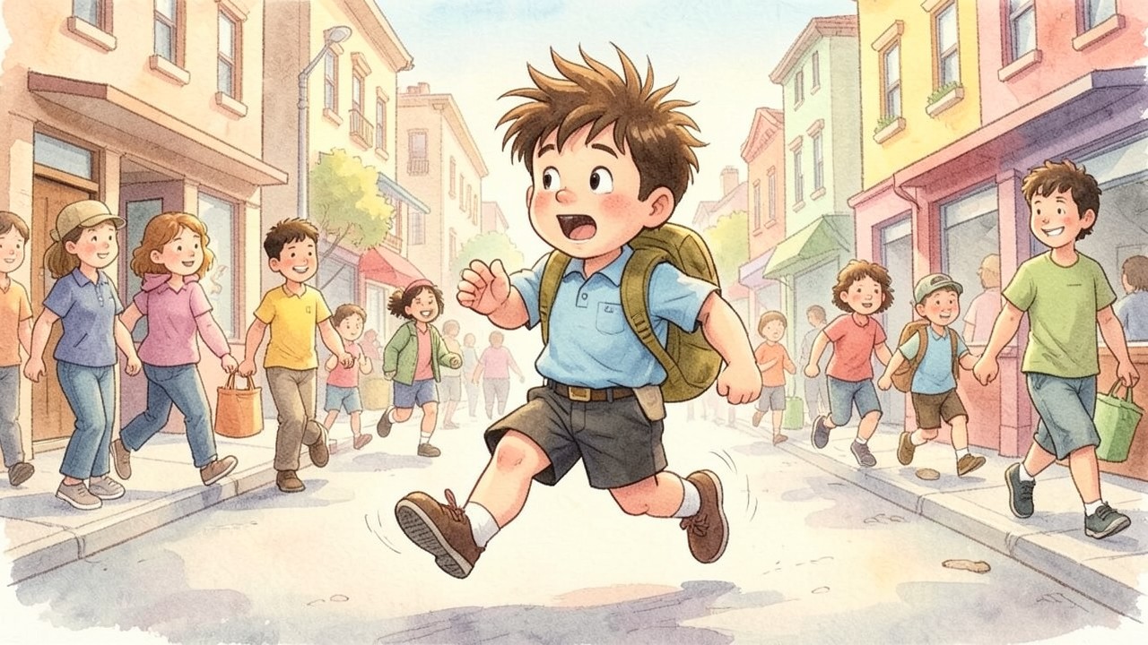 El niño que llegaba tarde