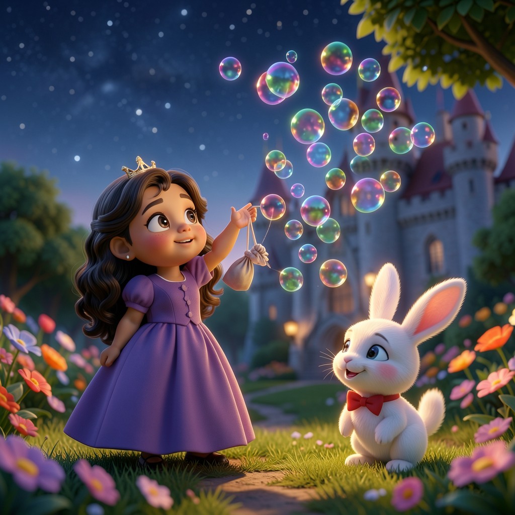 Isabella y las Burbujas de Sueños - ilustración 2