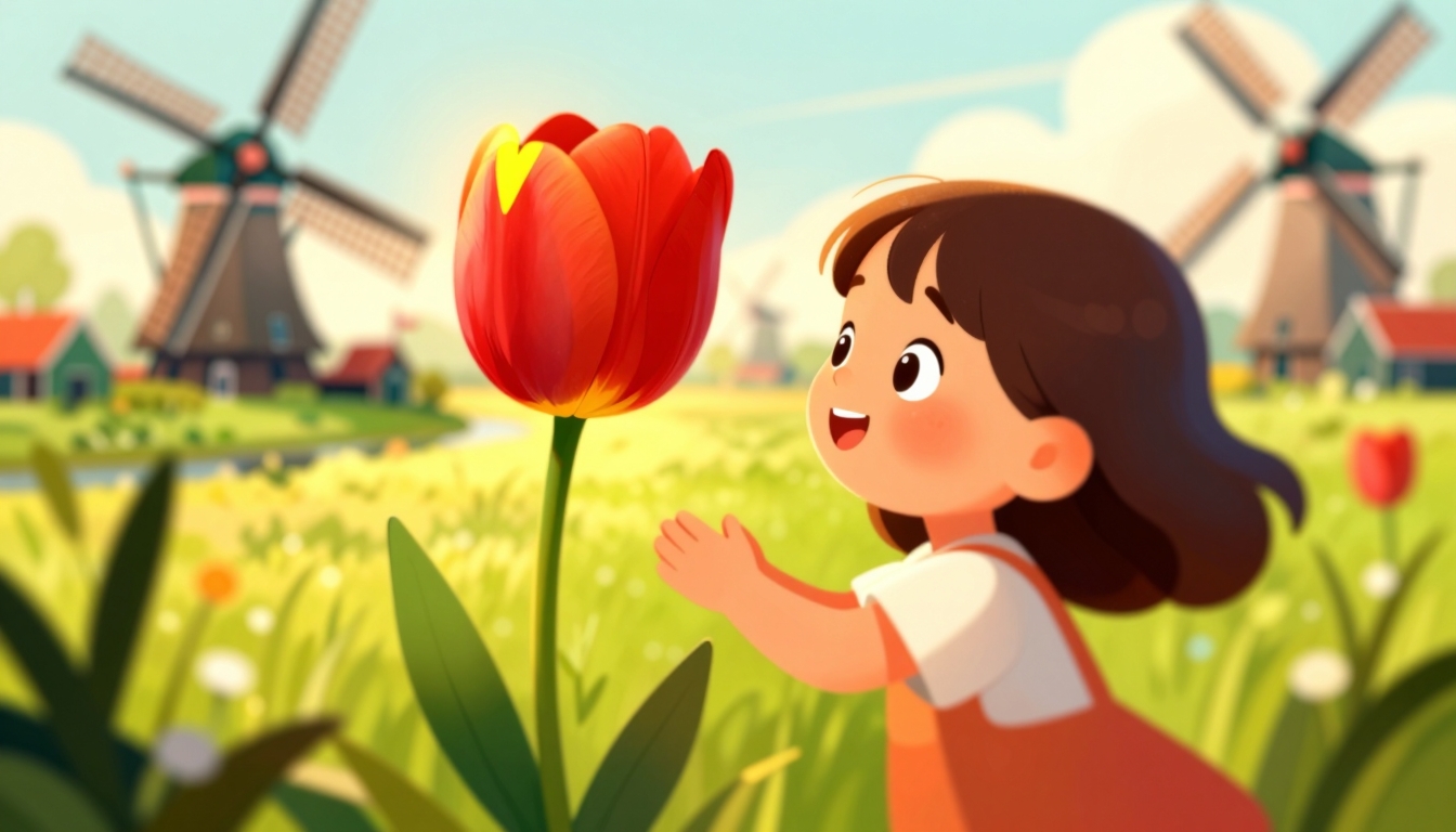 De Tulp die Holland Kleurde - illustratie 2