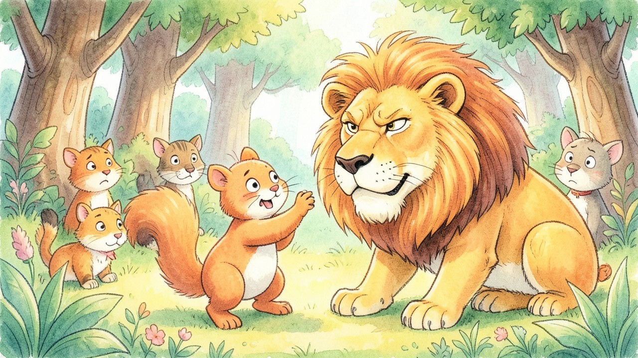 León Arrepentido: Una Lección de Perdón en el Bosque