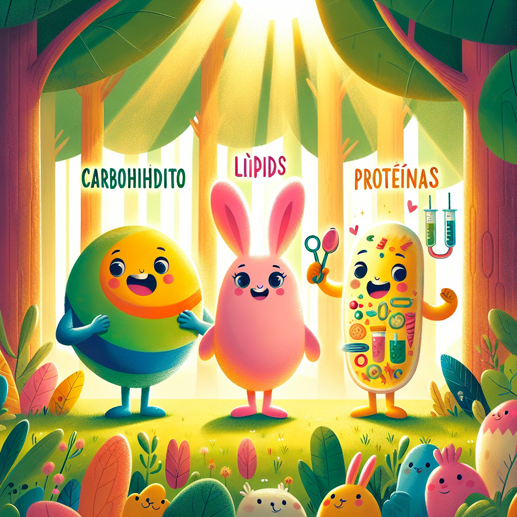 La Gran Aventura de Carbohidrato, Lípidos y Proteínas