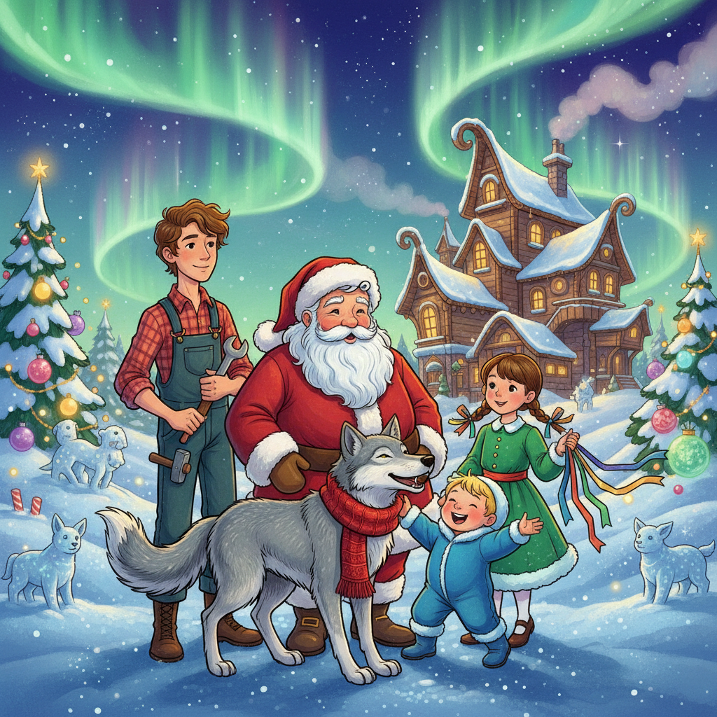 Papá Noel y el Misterio del Lobo de la Navidad