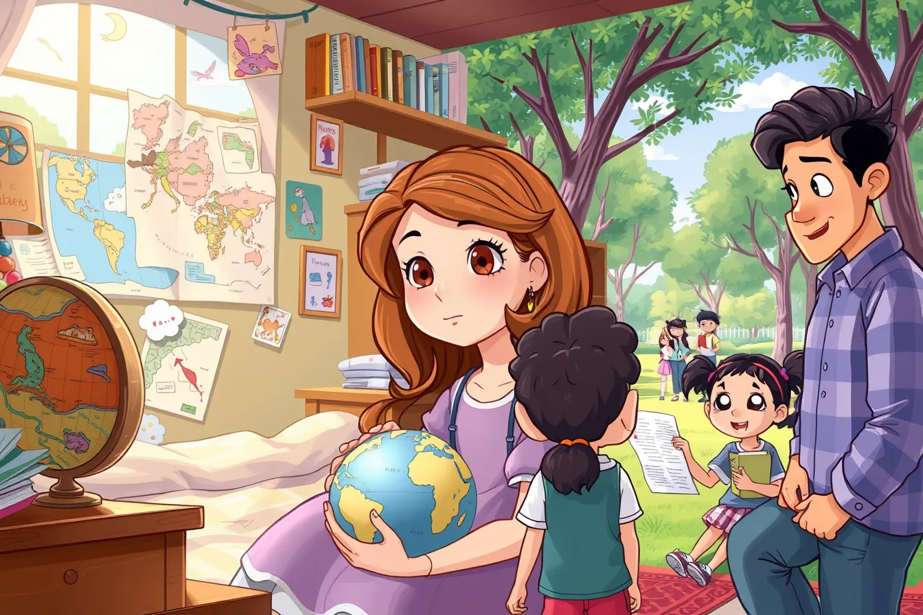 La niña que quería viajar por todo el mundo