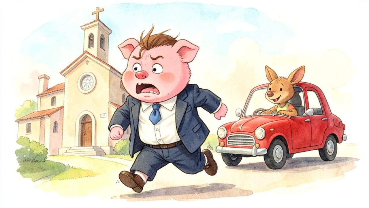 ¡El Cerdito Guido y la Misa Dominical!