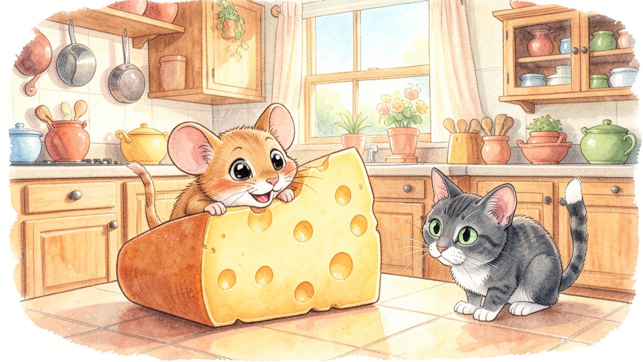 El Ratón, el Gato y el Señor de la Casa: El Queso Codiciado