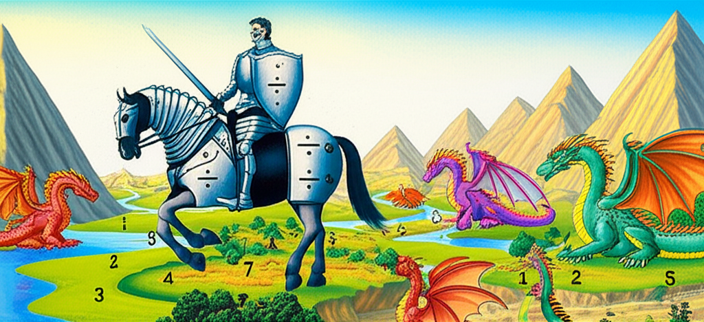 El Misterio de los Dragones Primos y el Caballero Divisible