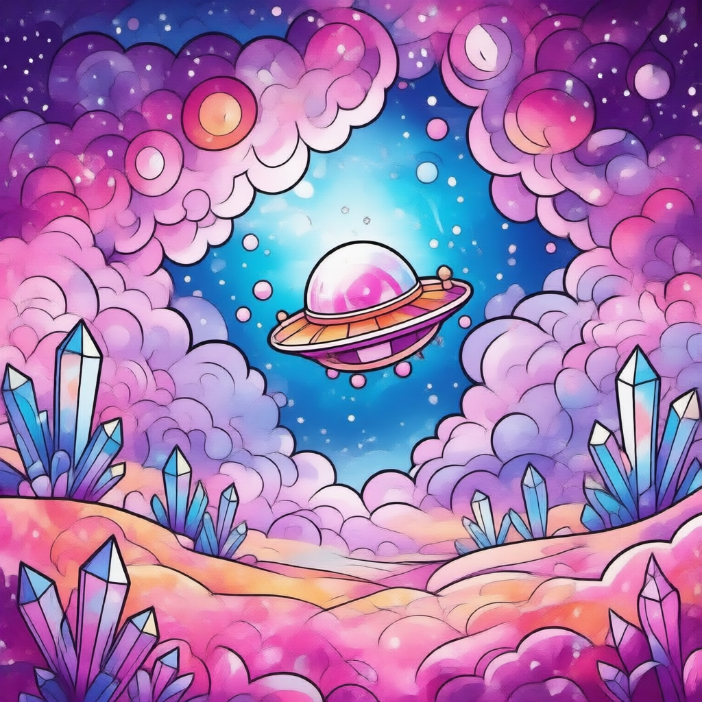Estela y el Crucero de los Sueños Galácticos - ilustración 1