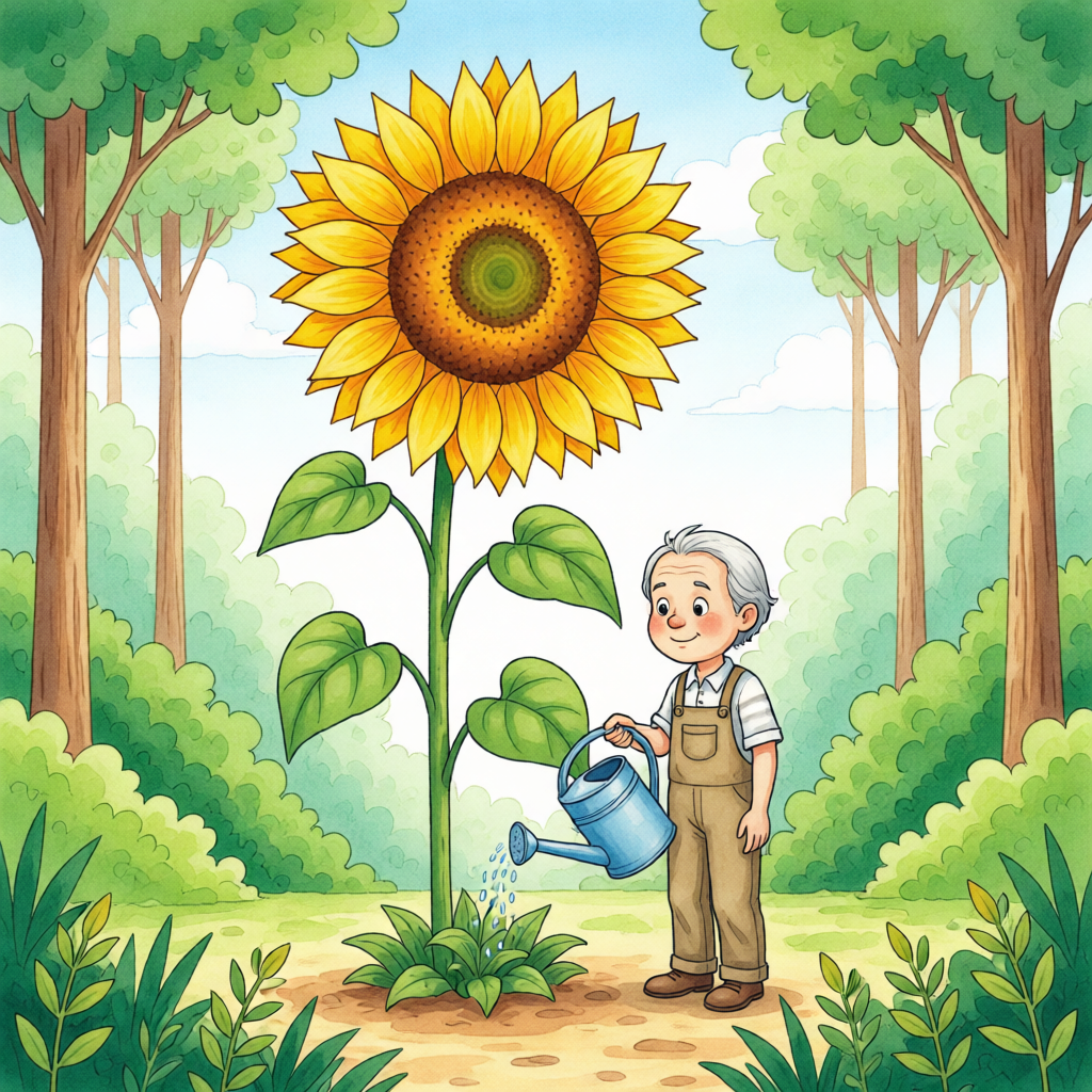 El Guardián del Bosque y el Susurro de Solcito - illustratie 1