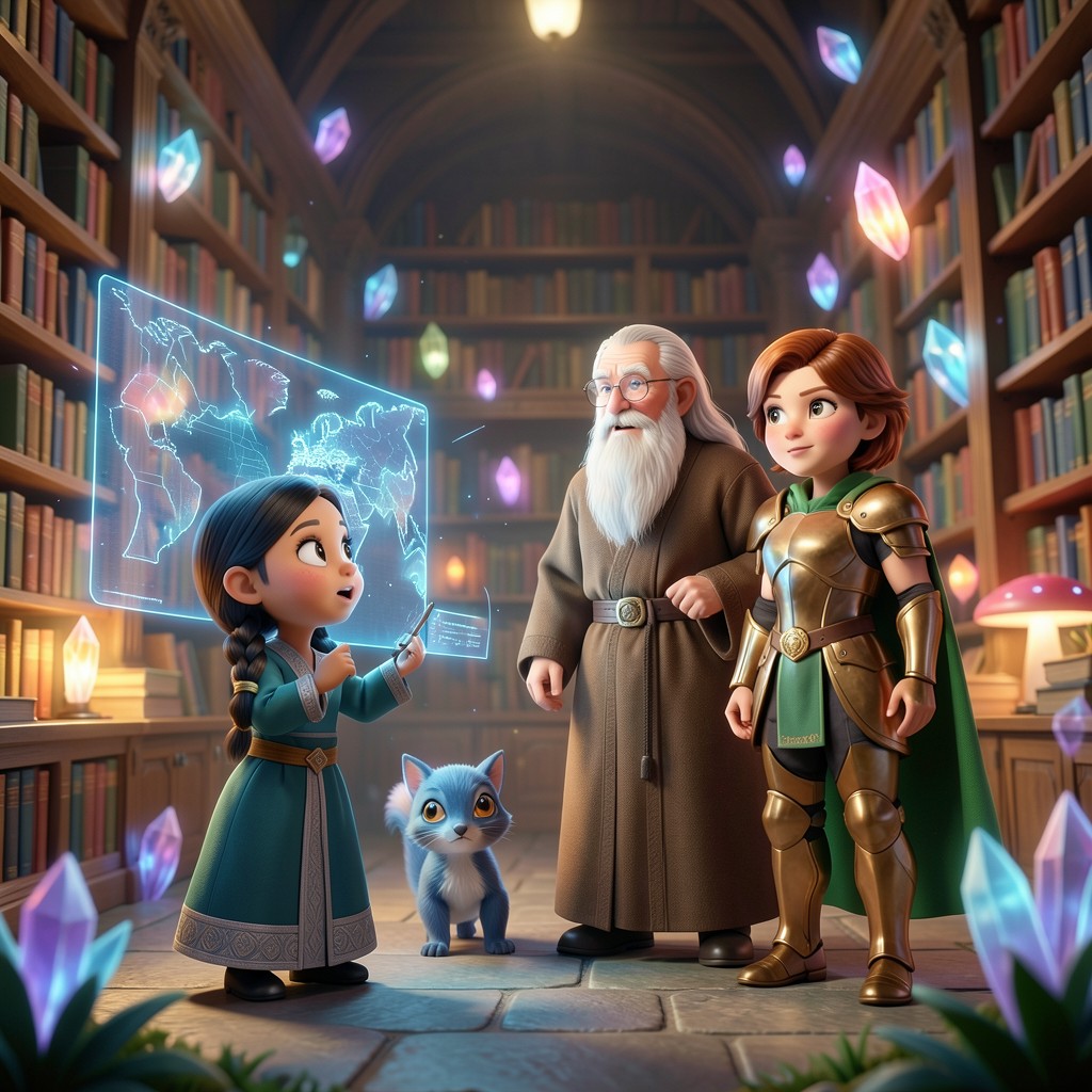 Elara y el Corazón de Ámbar: El Despertar de Lumina - illustratie 1