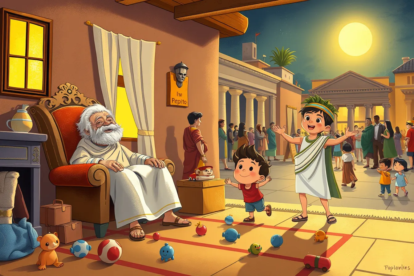 Pepito y la Aventura en la Antigua Roma