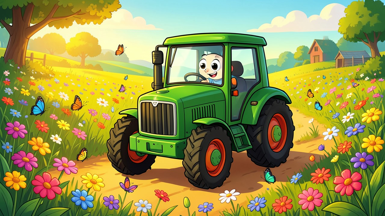 Terry, the Hardworking Little Tractor