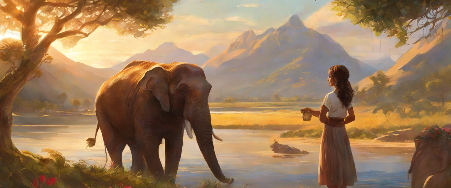 Rosana y el elefante herido