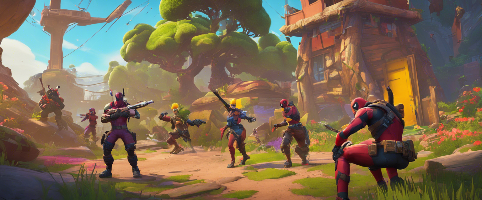 El Desafío de Deadpool y Wolverine en el Mundo de Fortnite