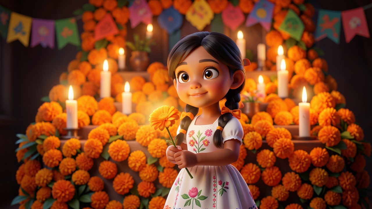 Elenas Brücke aus Licht: Das Geheimnis der Marigolds