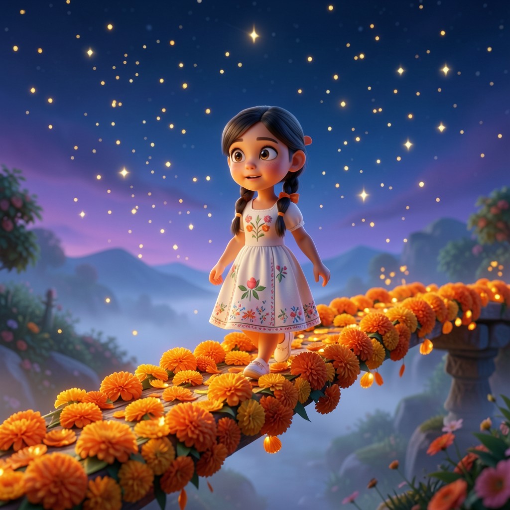 Elenas Brücke aus Licht: Das Geheimnis der Marigolds - Illustration 1