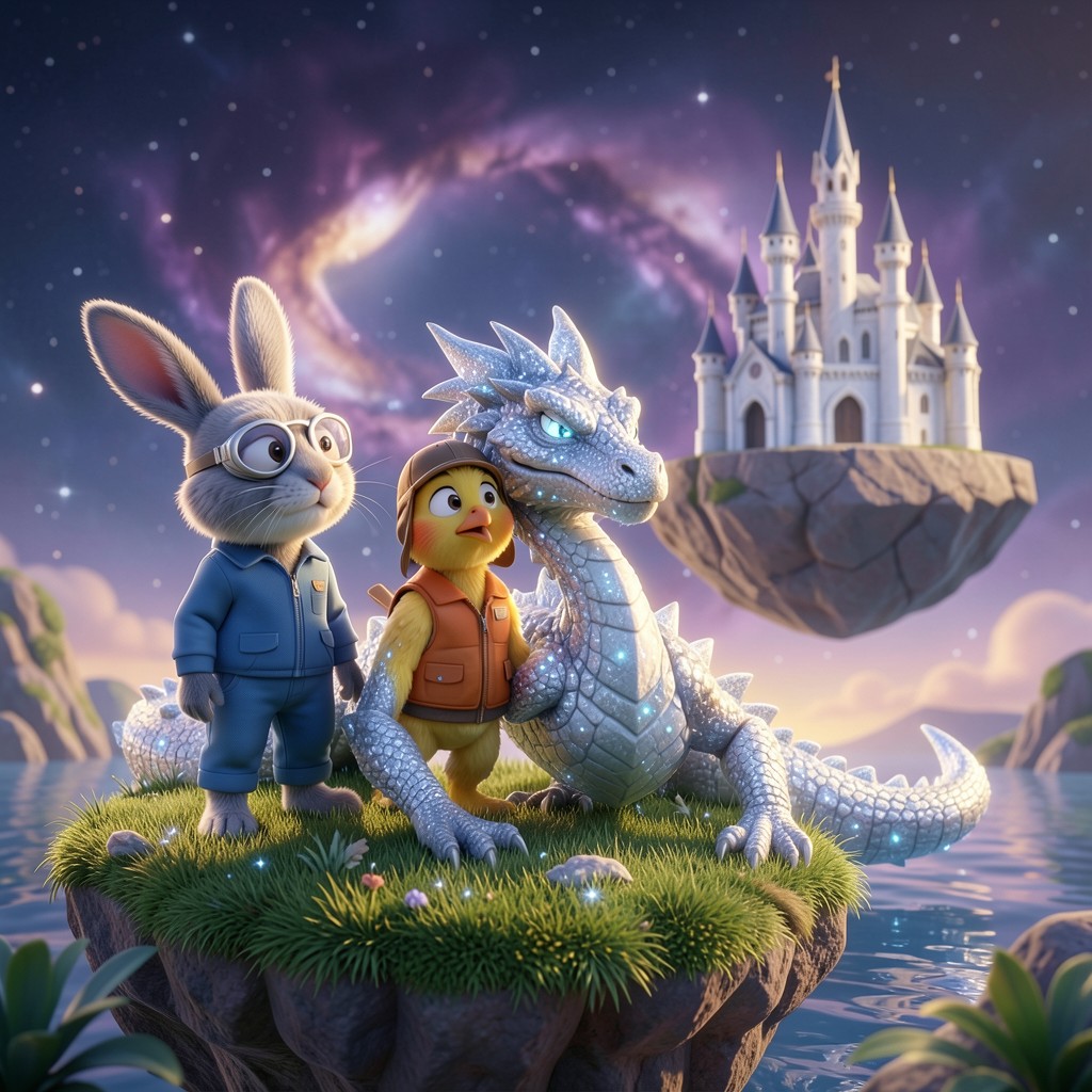Barnaby y Pipo: El Salto a la Constelación de los Castillos - ilustración 1