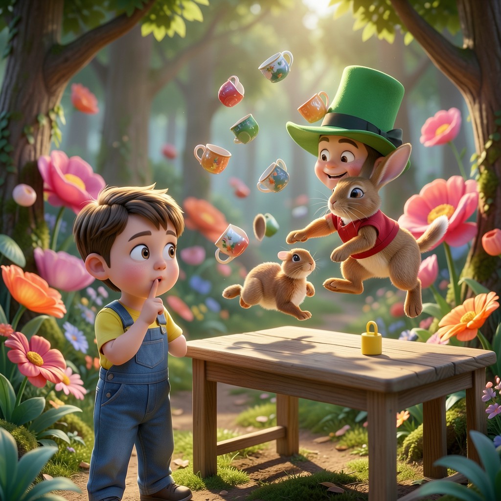 Leo y el té de la amistad - ilustración 1